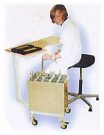 Photo: Operator DIP tube trolley 1